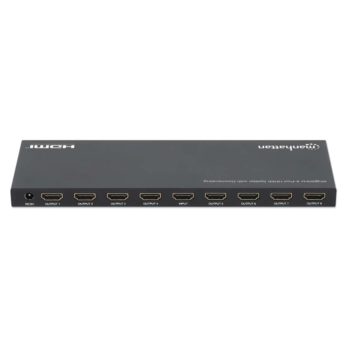 Manhattan 4K@60Hz splitter HDMI 8 porte con downscaling