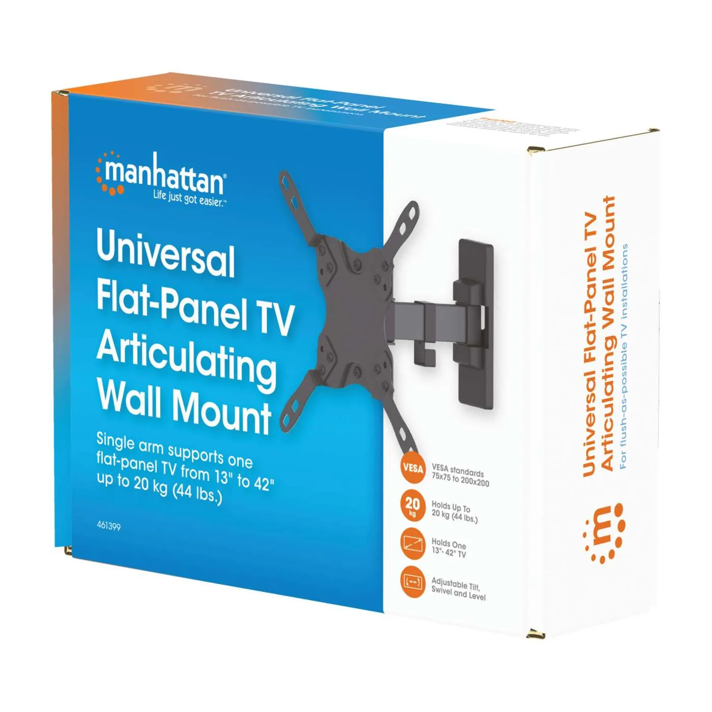 Manhattan Supporto TV Parete Snodato 13-43" Full-Motion