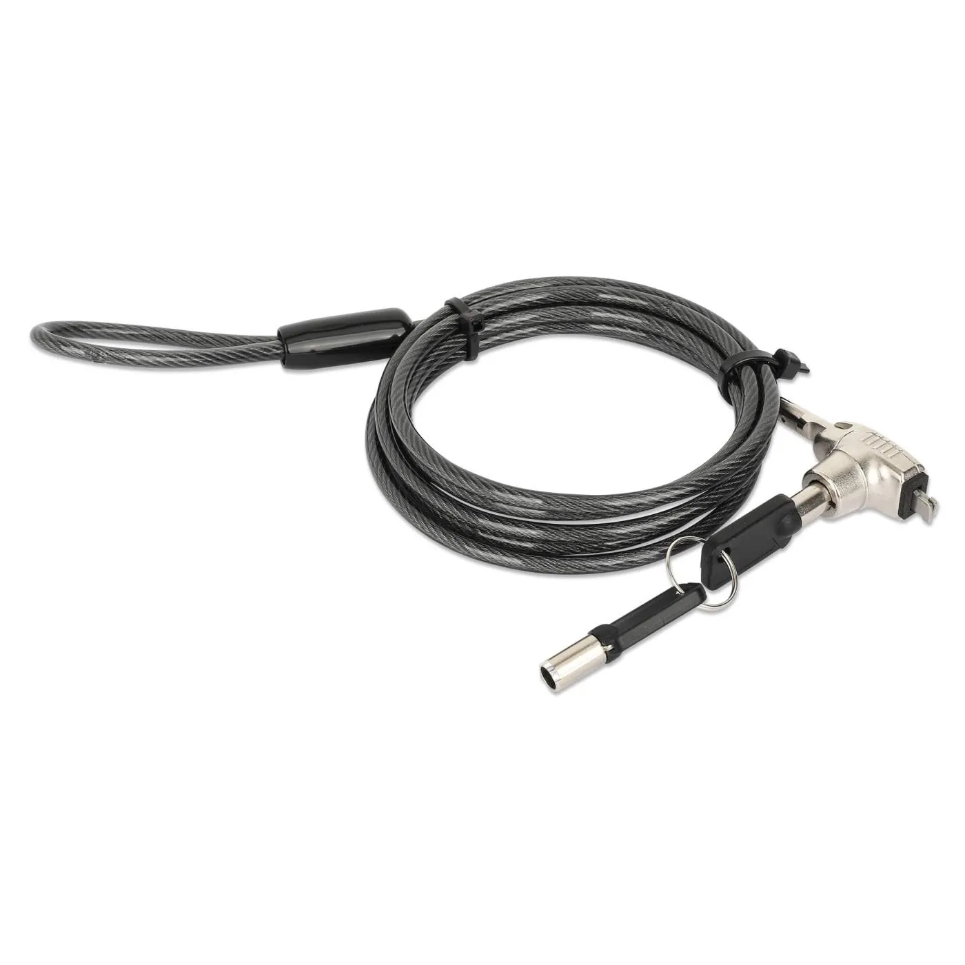 Manhattan lucchetto laptop slot nano con chiave cavo 1,8 m