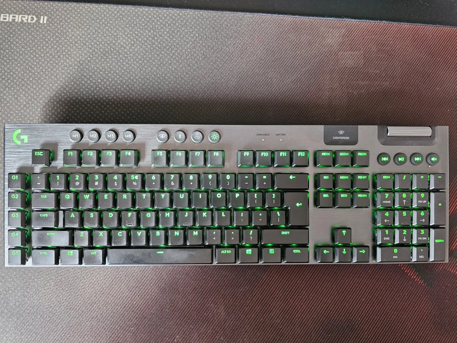 Logitech G915 tastiera gaming wireless US Clicky Lightspeed