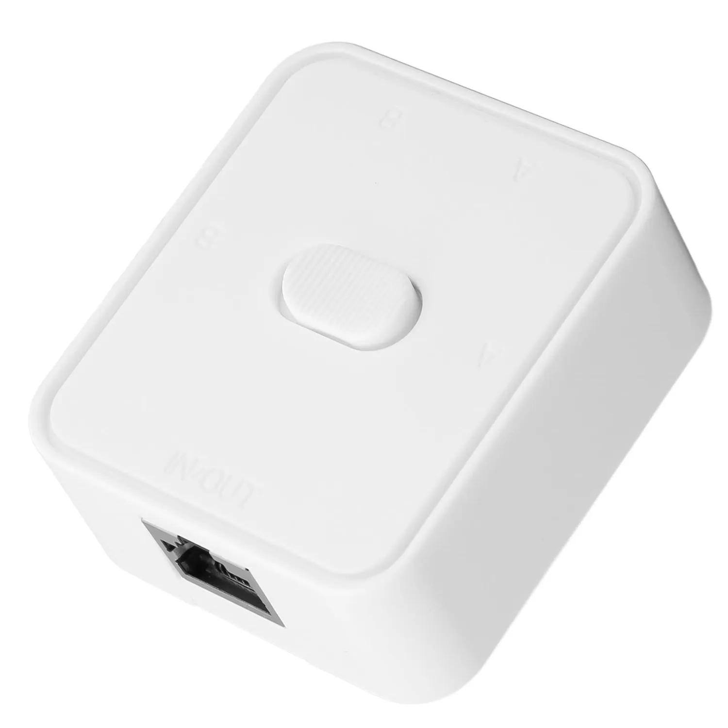 Zunate Splitter Ethernet RJ45 2 Porte Gigabit 1000 Mbps