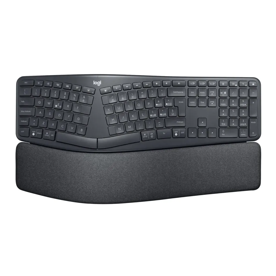 Logitech ERGO K860 tastiera wireless ITA ergonomica