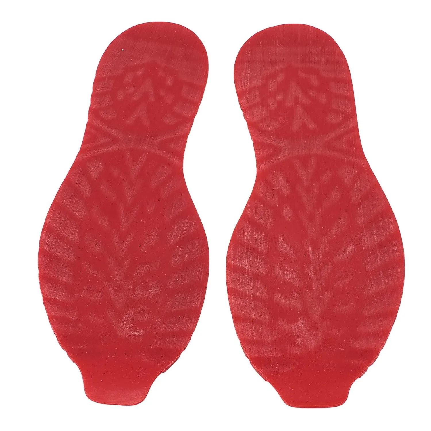 Zunate Suola Antiscivolo Scarpe Gomma Grande Rosso 1 Paio