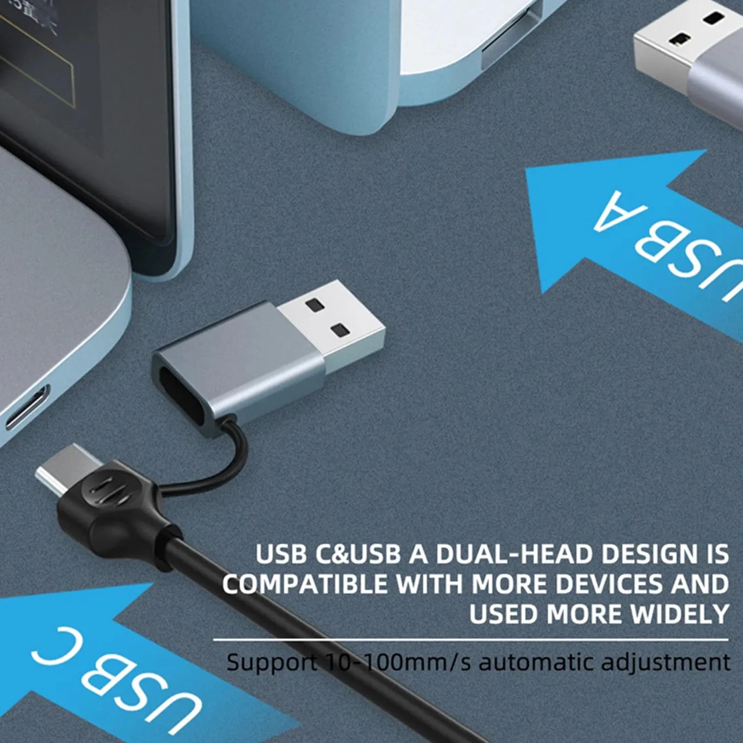 Zunate adattatore USB C Ethernet 100 Mbps RJ45 LED alluminio