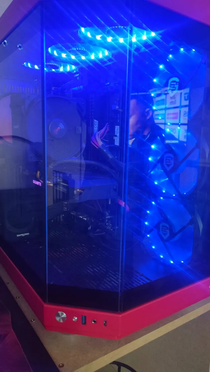 Mars Gaming MC-3T case ATX vetro temperato rosso