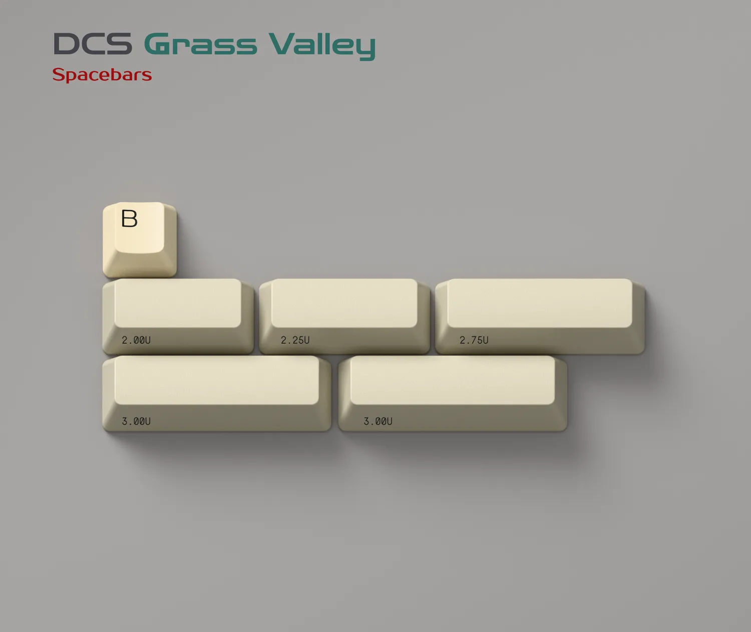 CoffeeKeys Grass Valley DCS keycaps Base Kit vintage