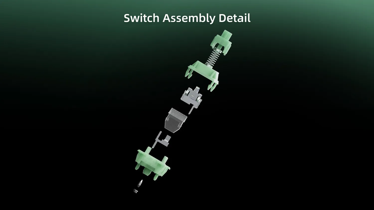 Wuque WS Jade switch lineare contatto metallo silenzioso