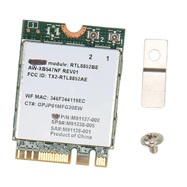 Zunate RTL8852BE scheda WiFi M.2 1800 Mbps WiFi 6