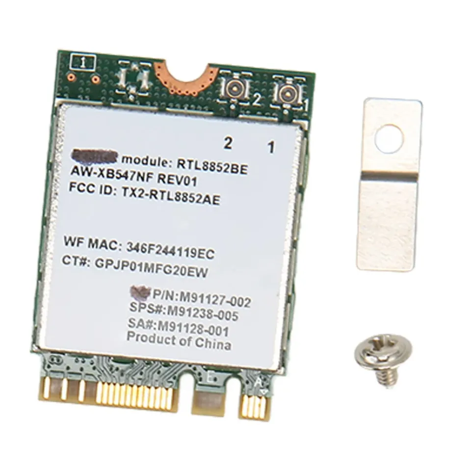 Zunate RTL8852BE scheda WiFi M.2 1800 Mbps WiFi 6