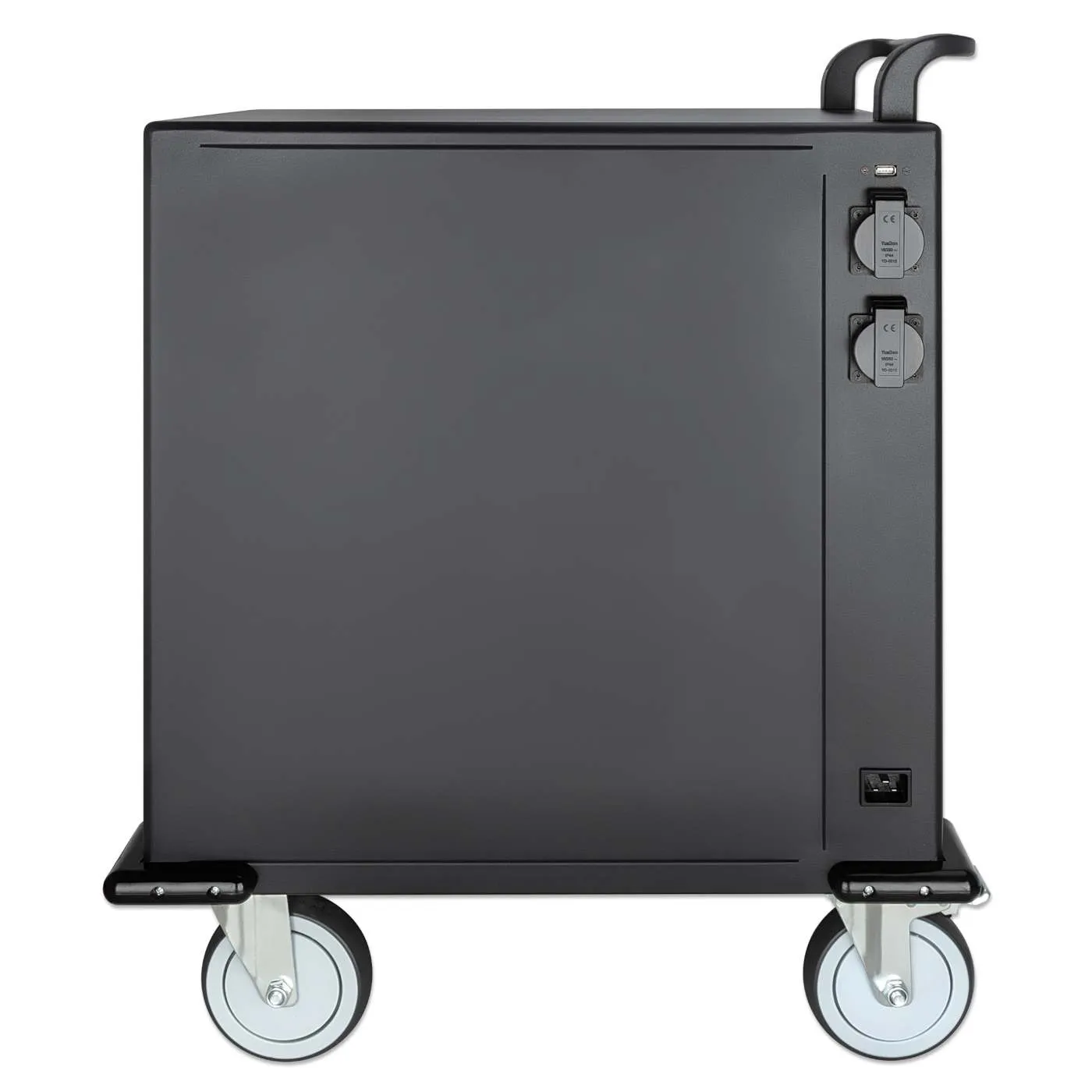 Manhattan carrello ricarica USB-C 32 porte 18W nero mobile