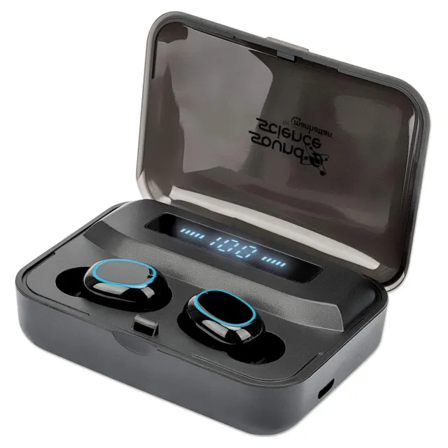 Manhattan Sound Science cuffie in-ear Bluetooth nere