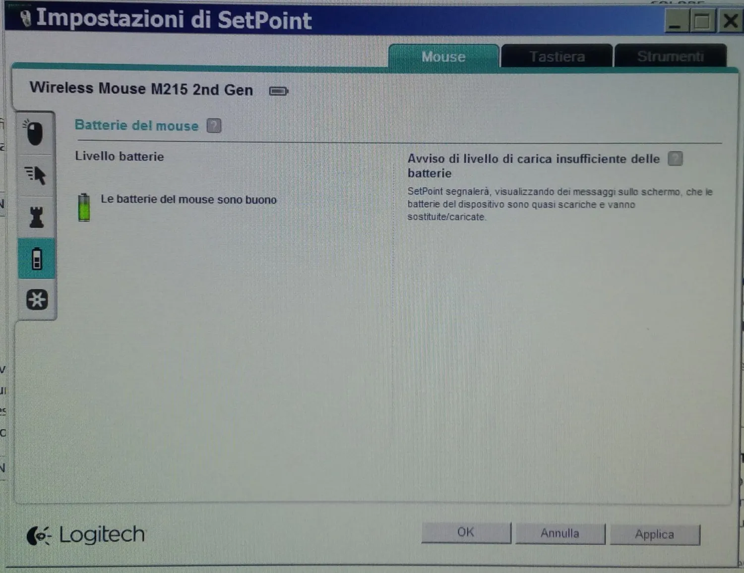 Logitech MK330 kit tastiera e mouse wireless italiano