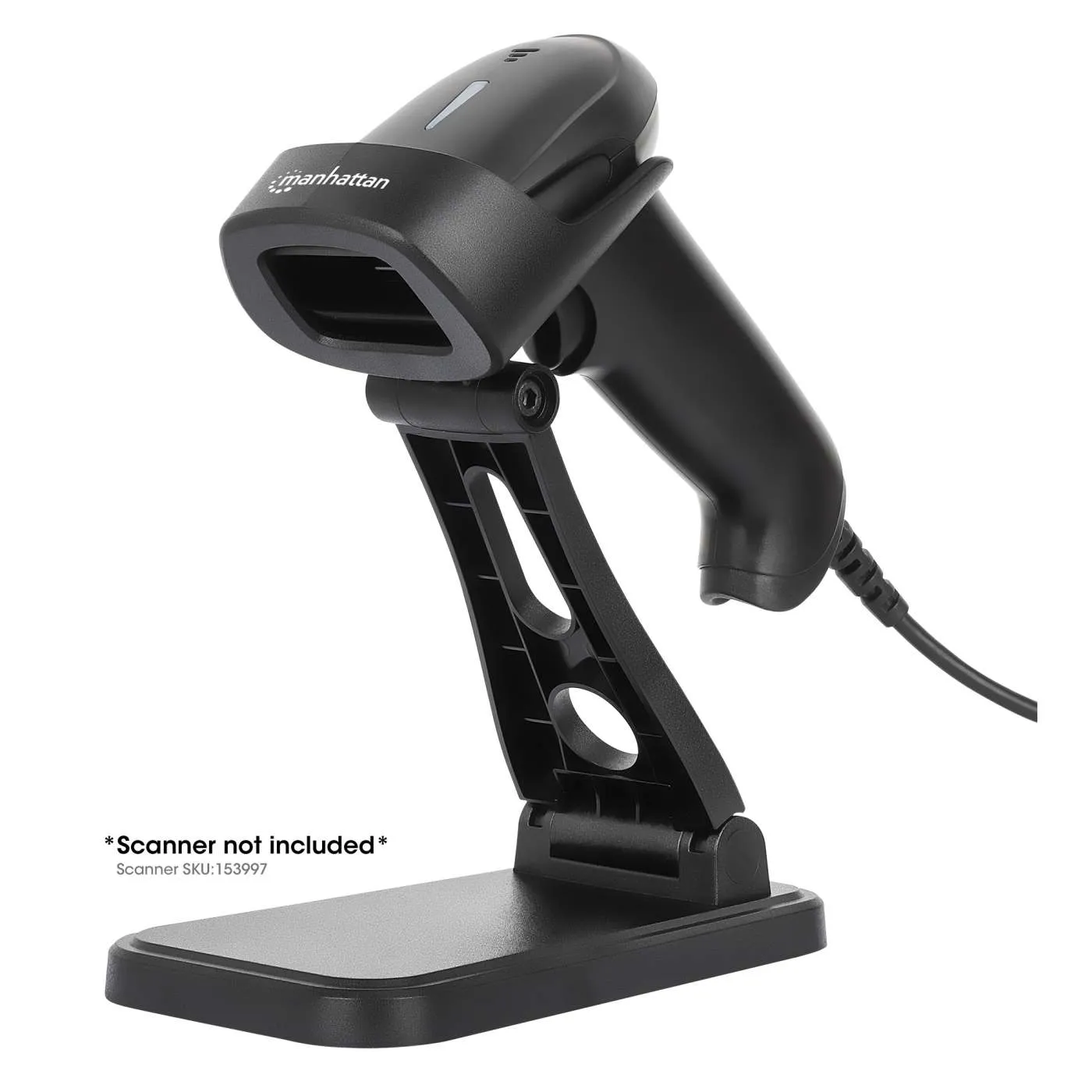 Manhattan Supporto Scanner Barcode Regolabile Nero