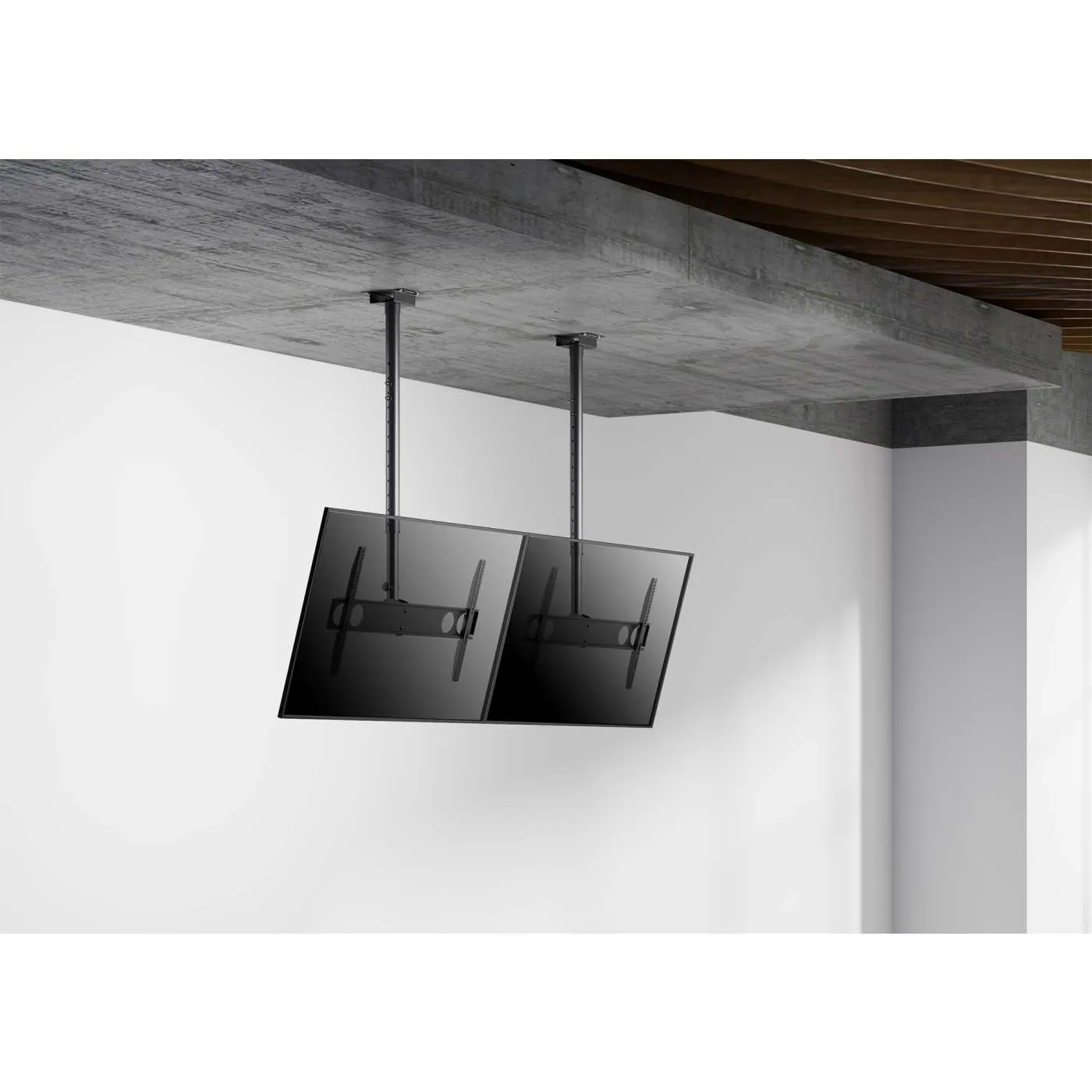 Manhattan Staffa TV a Soffitto 37-70" Nero Full-Motion