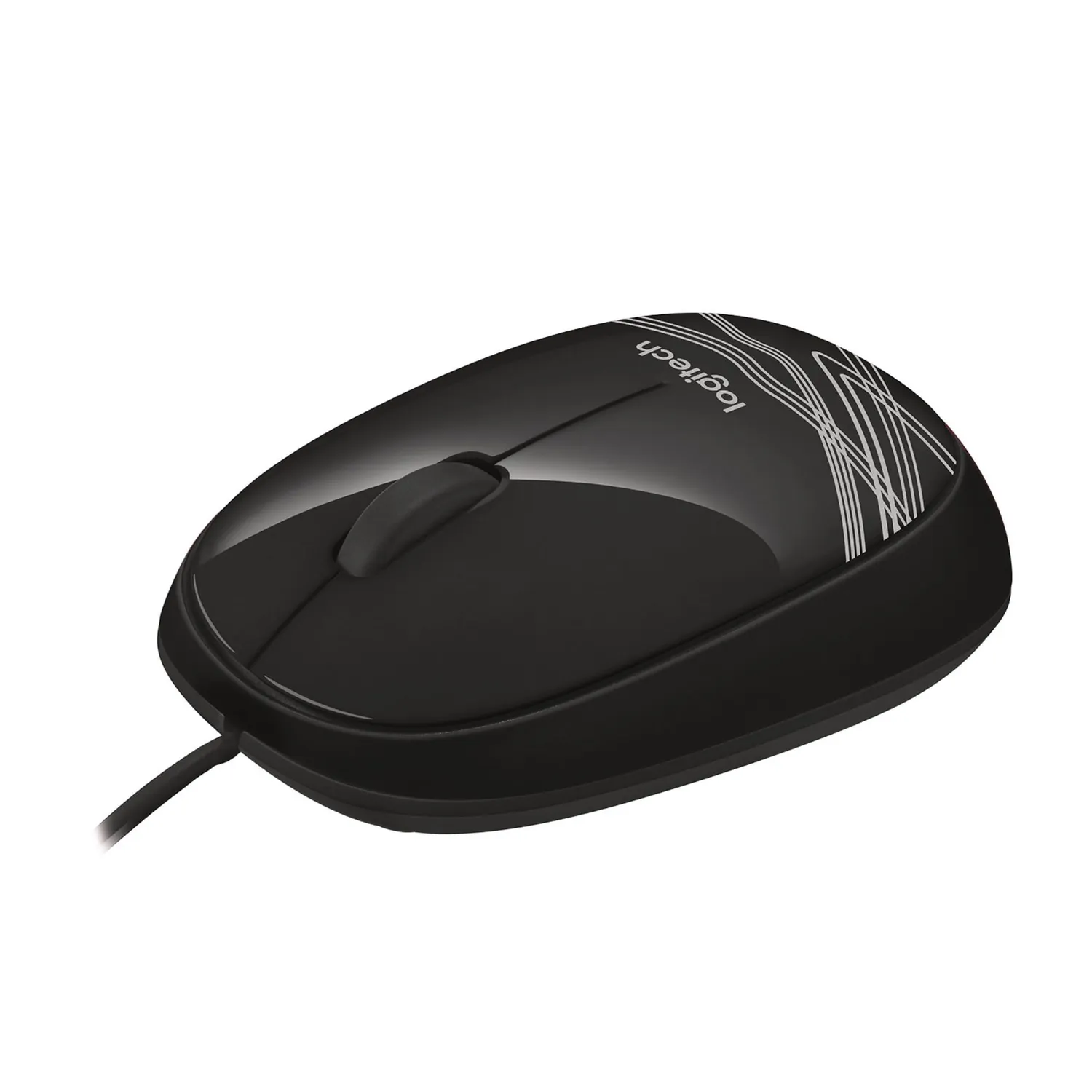 Logitech M105 mouse USB con filo nero ottico