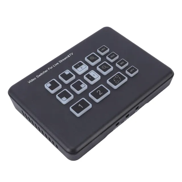 Zunate switcher streaming mixer video 1080P 2 HDMI