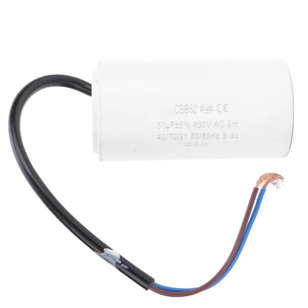 Zunate CBB60 Condensatore Avviamento Motore 50uF 450V
