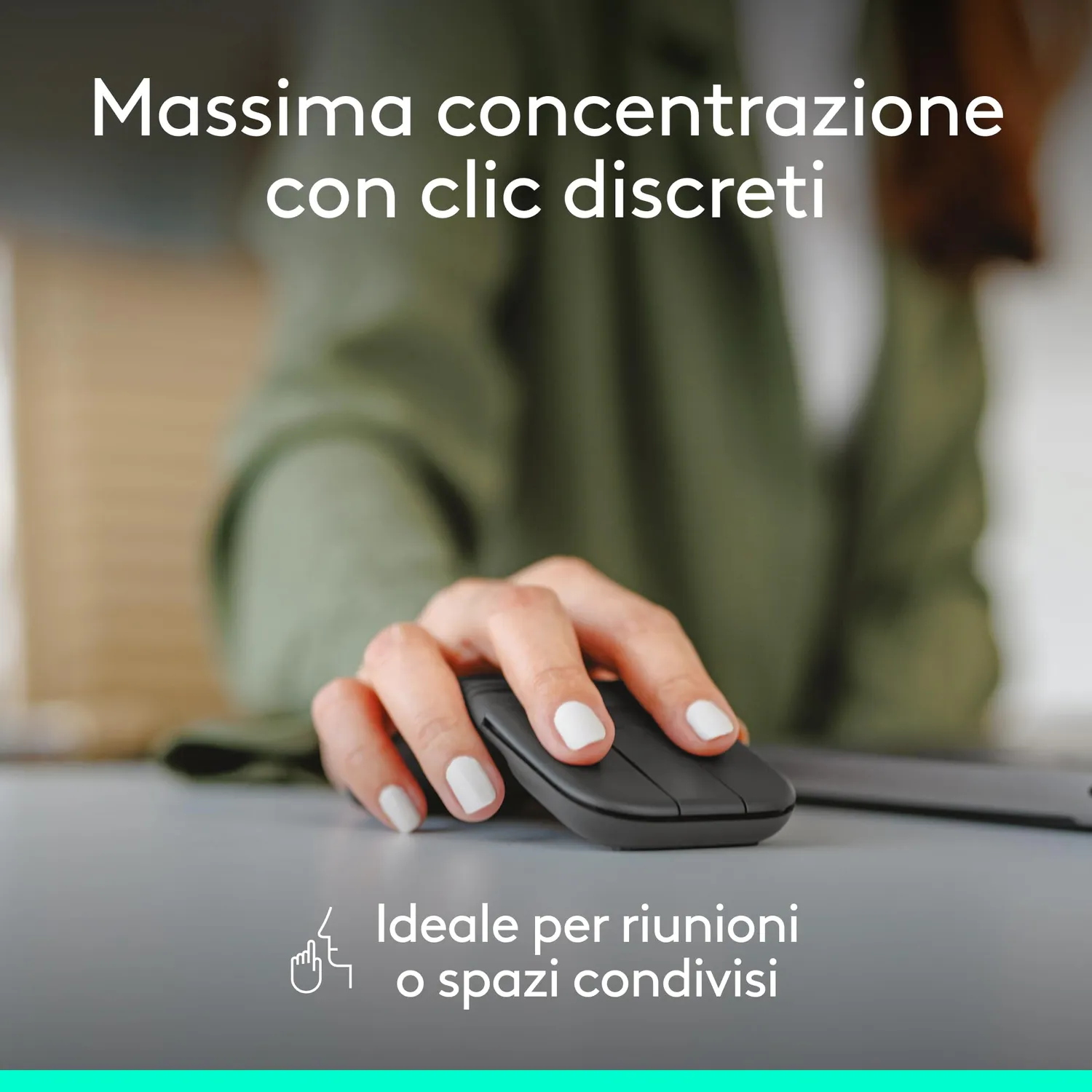 Logitech Mobi Fold mouse wireless pieghevole bluetooth grafite