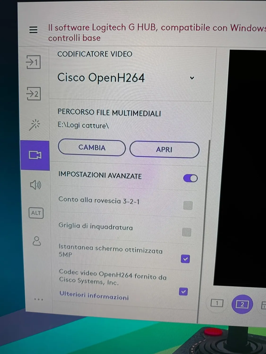 Logitech StreamCam webcam Full HD 60fps nera