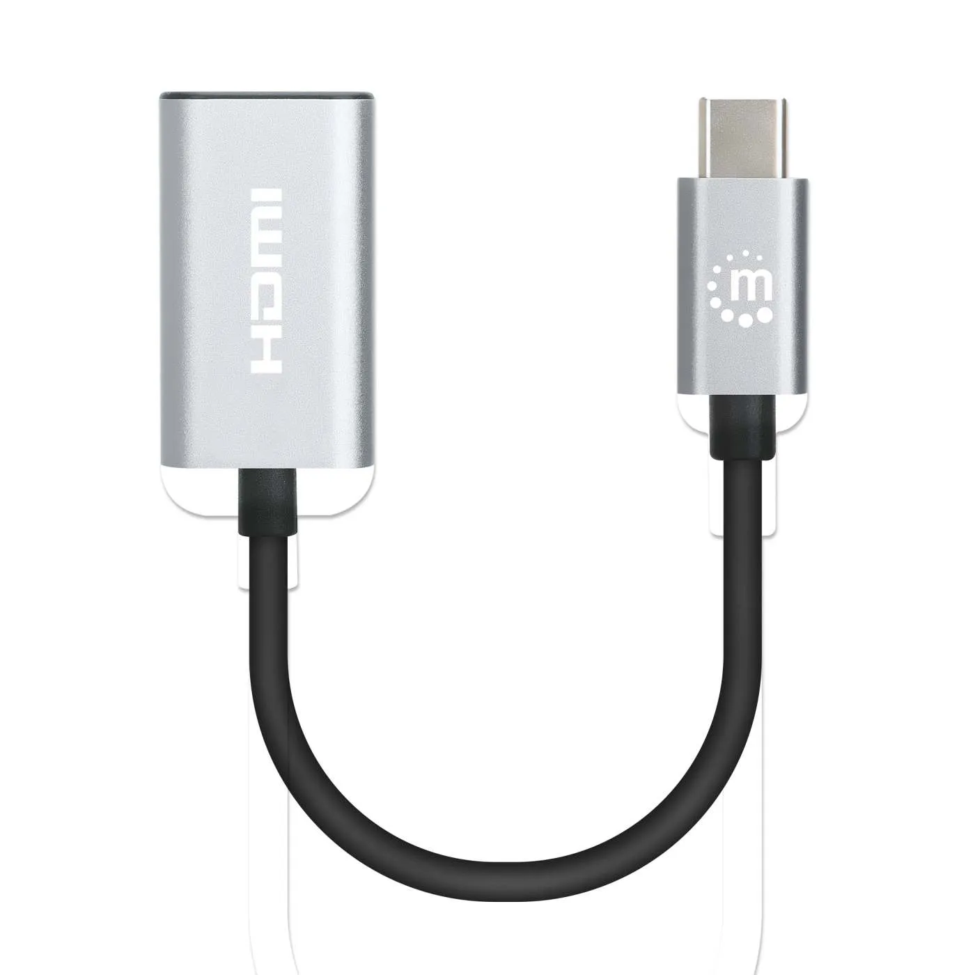 Manhattan Adattatore USB-C HDMI 4K 60Hz Alluminio Compatto