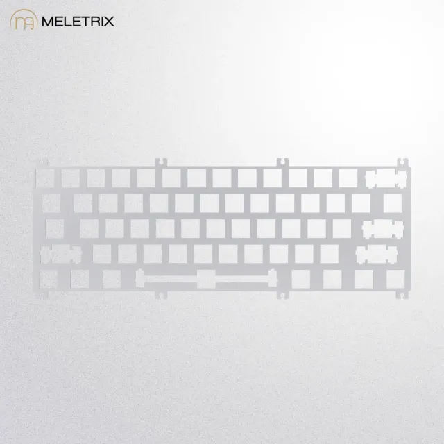CoffeeKeys Zoom64 piastra alluminio per GH60
