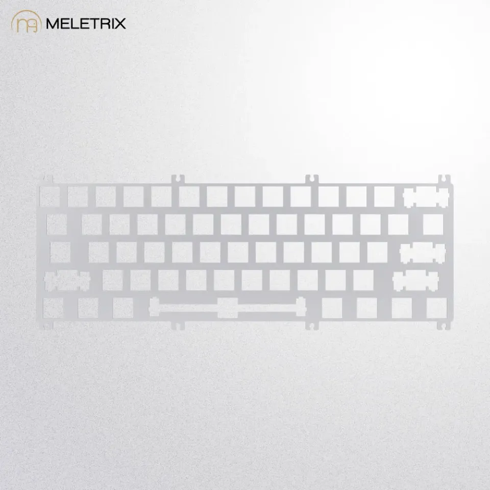 CoffeeKeys Zoom64 piastra alluminio per GH60