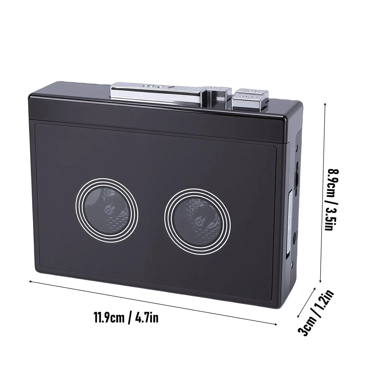 Zunate lettore cassette portatile MP3 USB AUX ABS