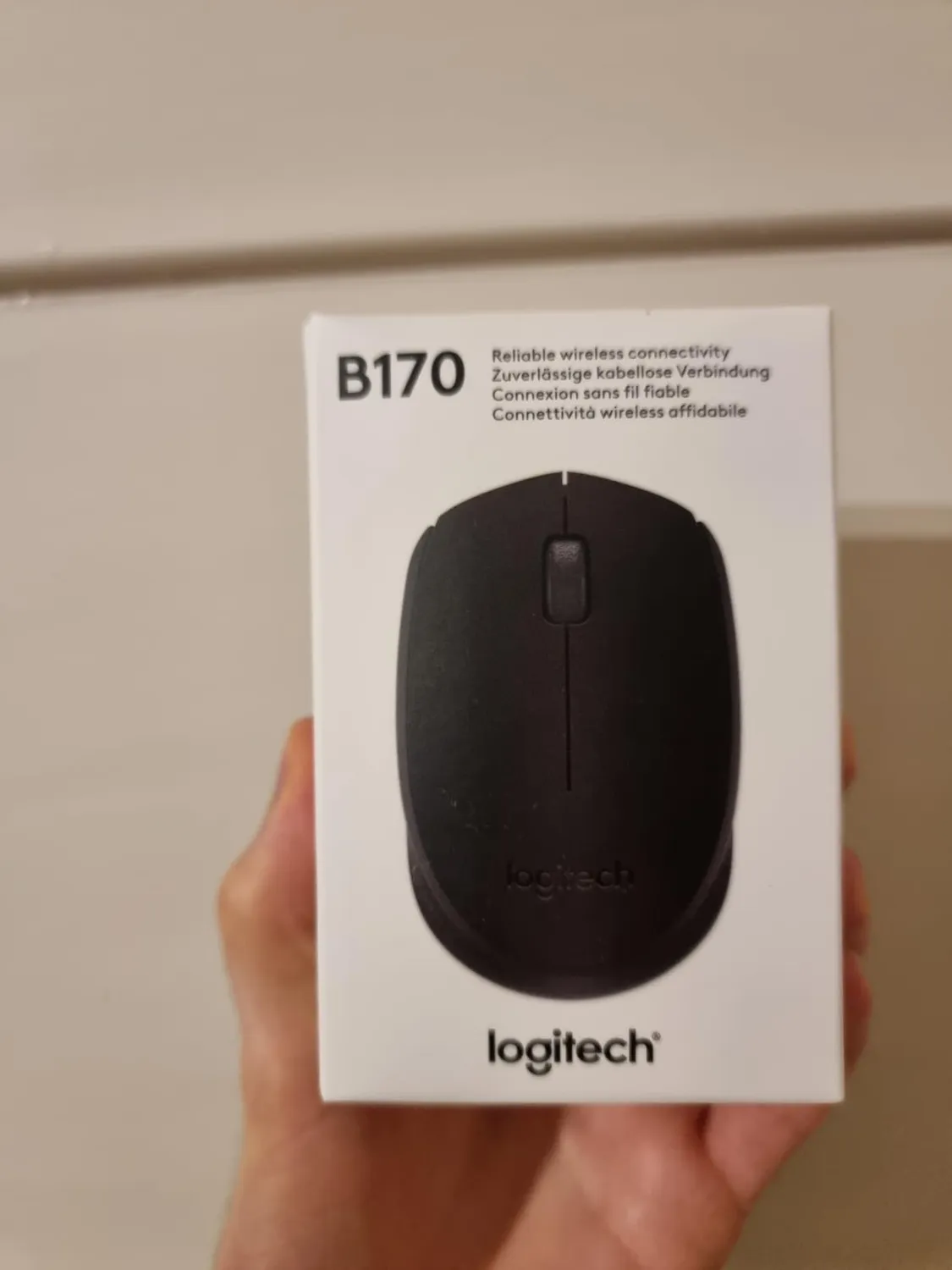 Logitech B170 mouse wireless grigio 2.4 GHz
