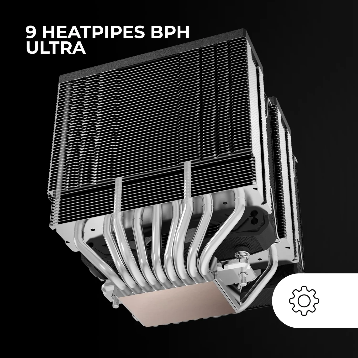 Mars Gaming MCPU-XU9 dissipatore CPU doppia torre nero 400W