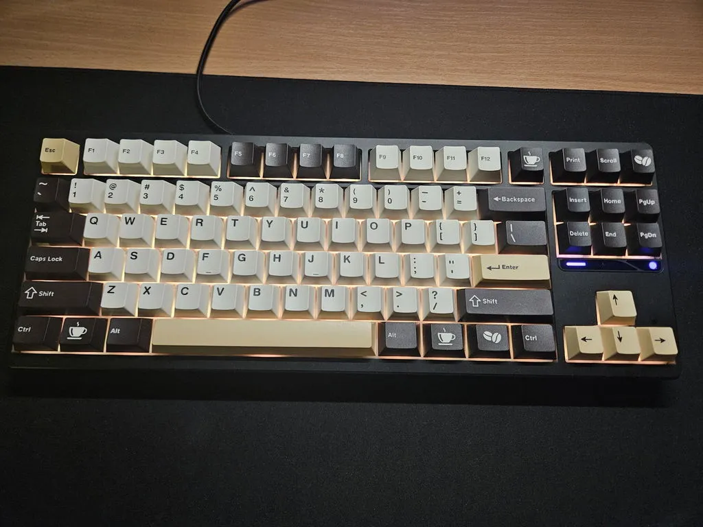 Wuque WS Café keycap PBT double-shot set