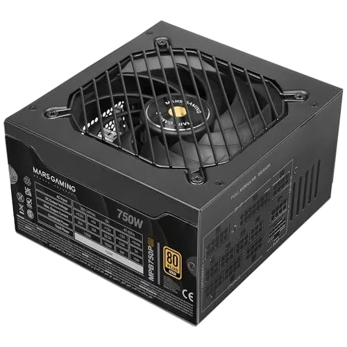 Mars Gaming MPB750PSI alimentatore PC 750W full modular nero Gold