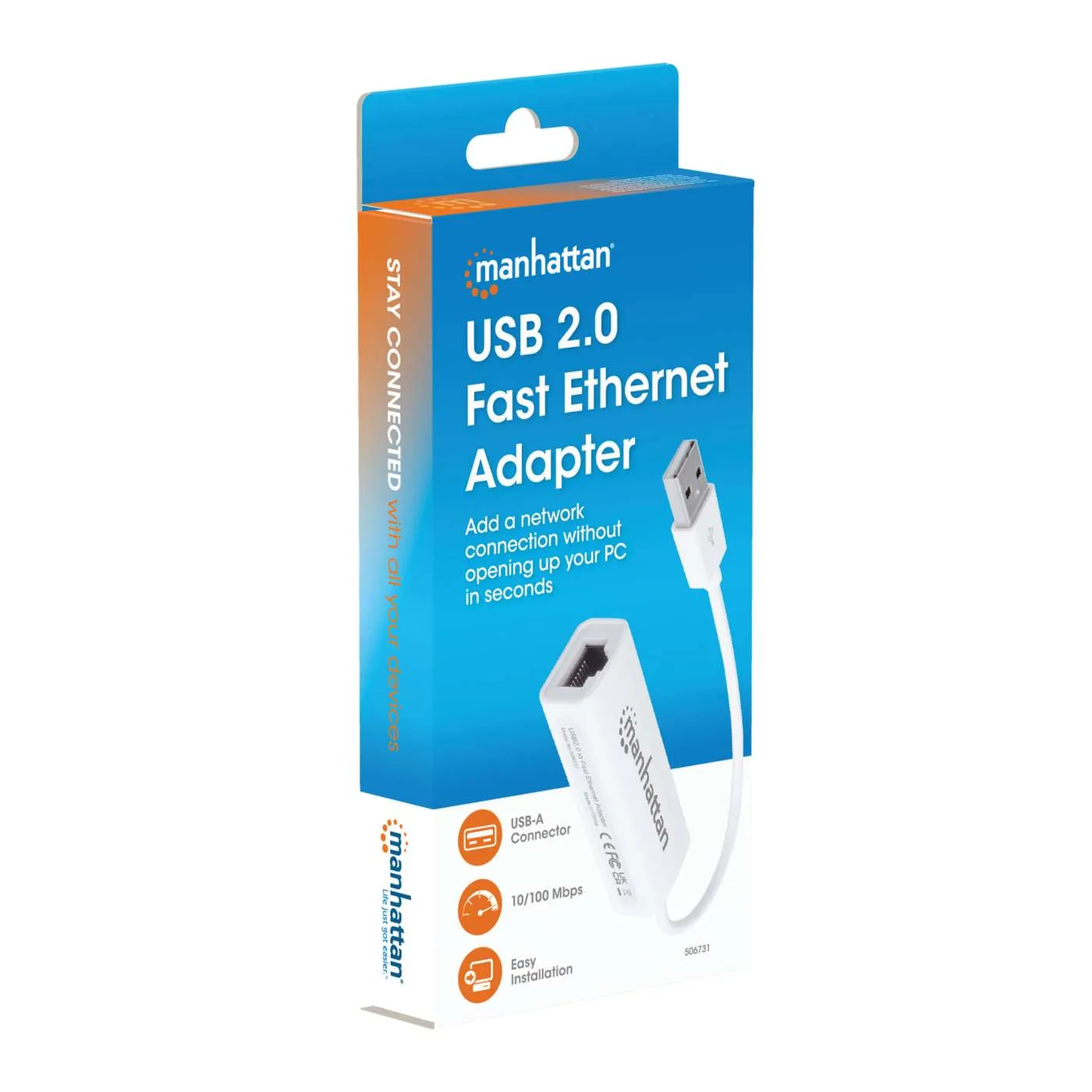 Manhattan USB 2.0 Adattatore Fast Ethernet 100 Mbps