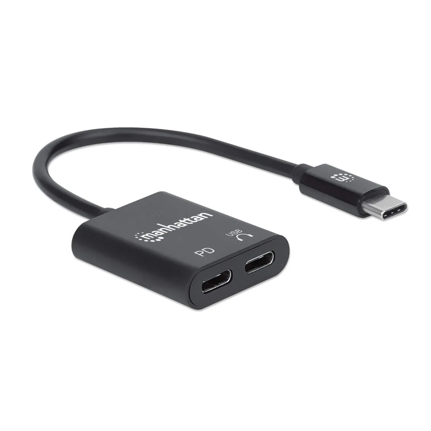 Manhattan adattatore audio USB-C PD 60W