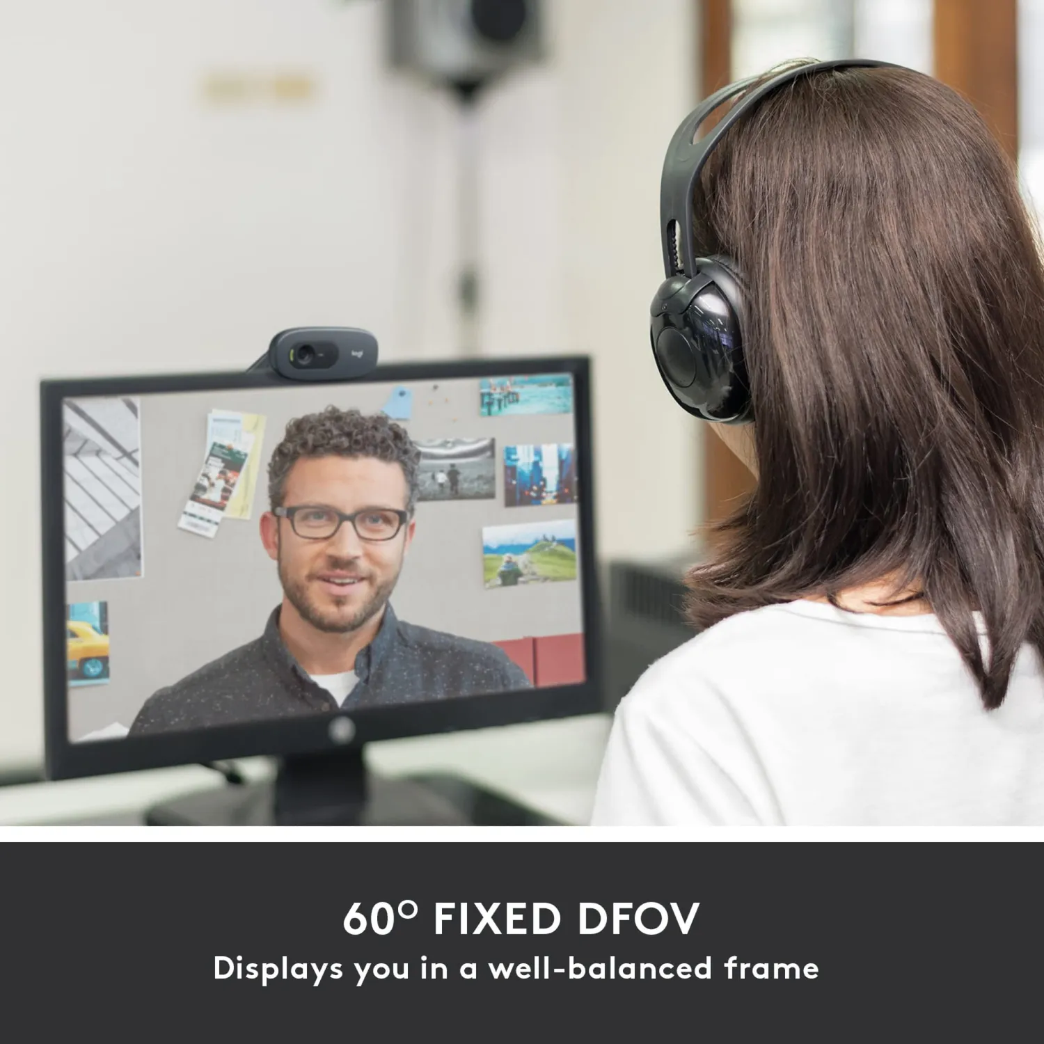 Logitech C505 webcam HD 720p microfono 3 m singolo