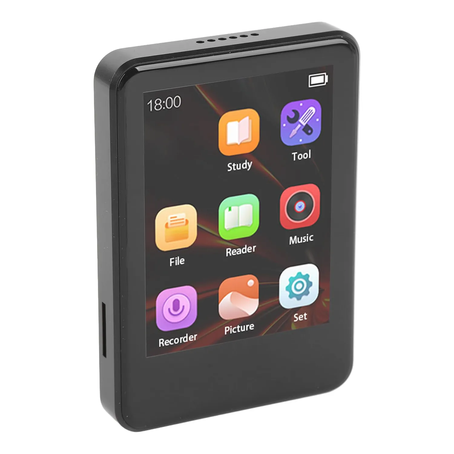 Zunate Lettore MP3 Touchscreen 2,8 Pollici 2 Pezzi Altoparlante