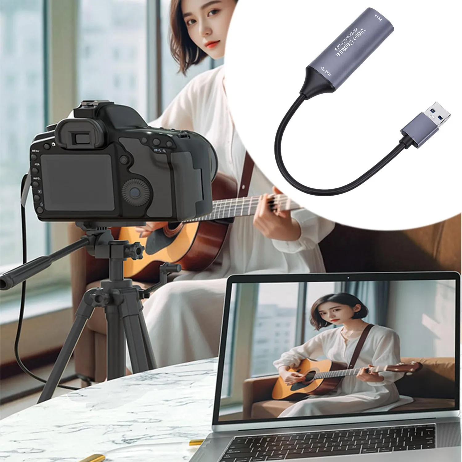 Zunate Scheda Acquisizione Video 4K 60Hz USB 3.0