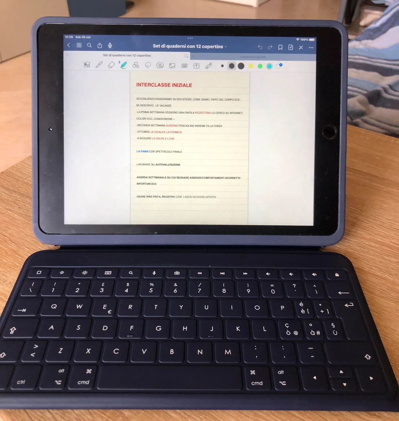 Logitech Rugged Combo 3 tastiera iPad ITA QWERTY