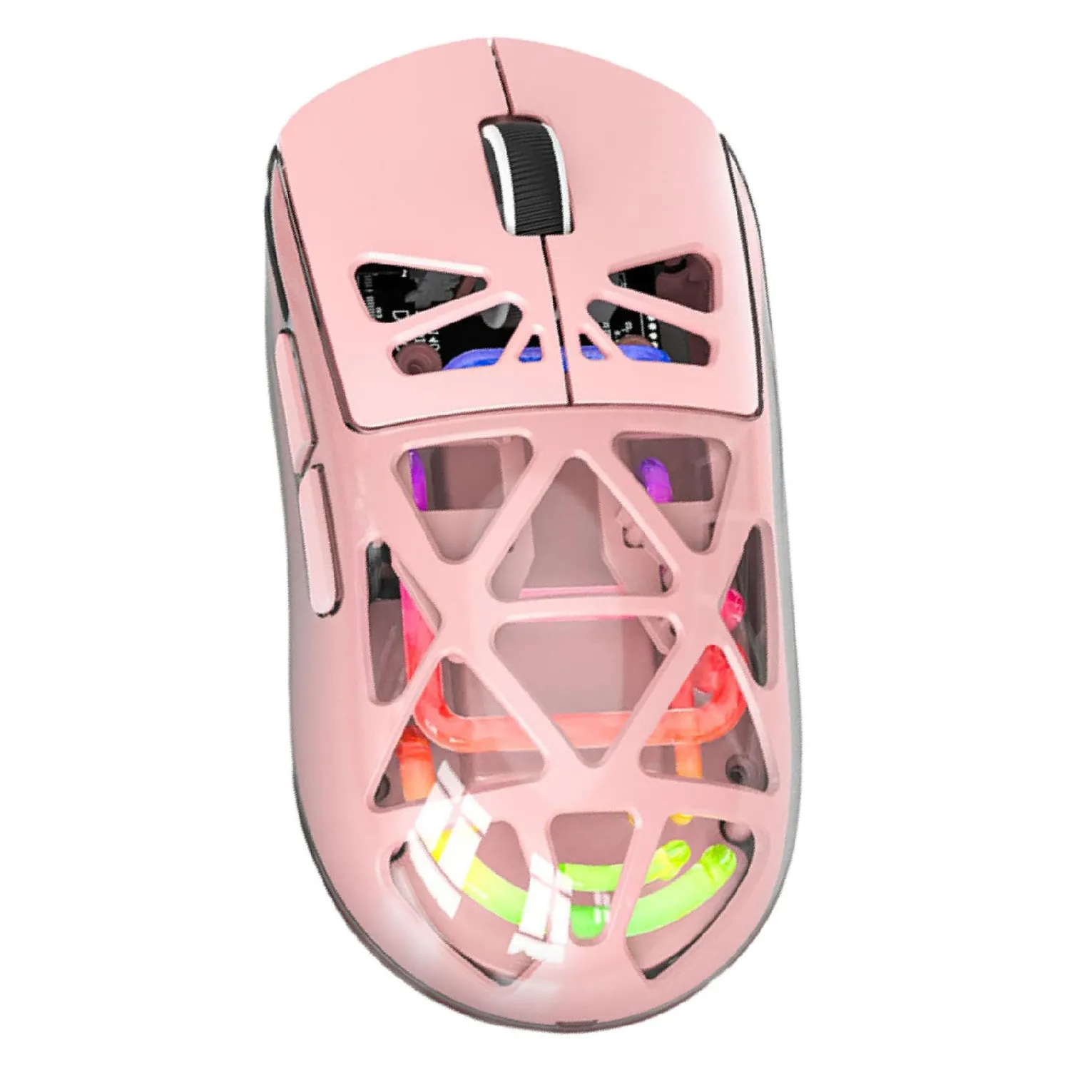 Zunate Mouse M7 Gaming Wireless rosa 4800 DPI 82 g