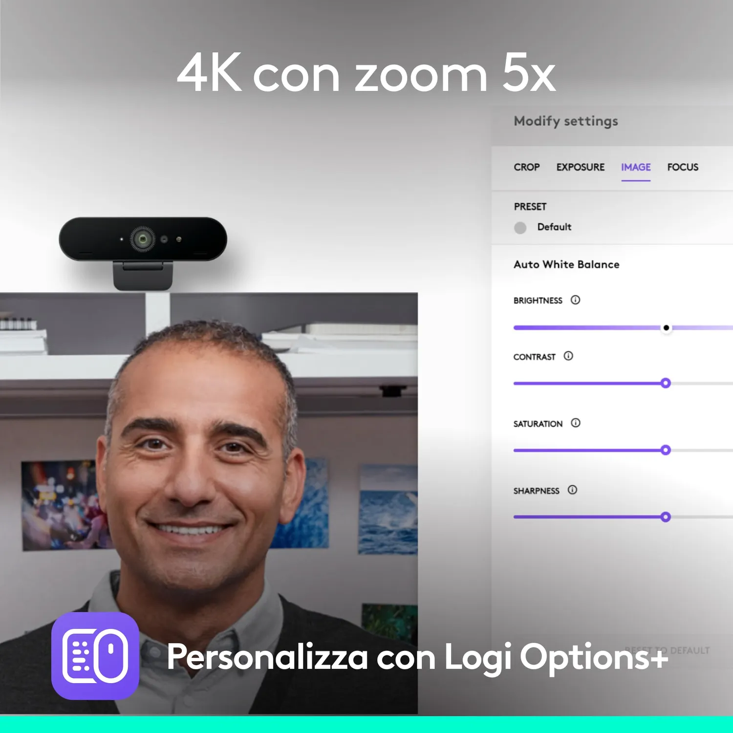 Logitech Brio 4K Webcam Nuova Versione