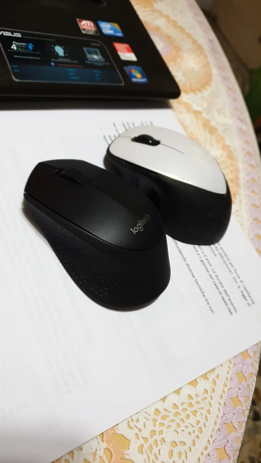 Logitech M280 mouse wireless blu 1000 DPI destrimano