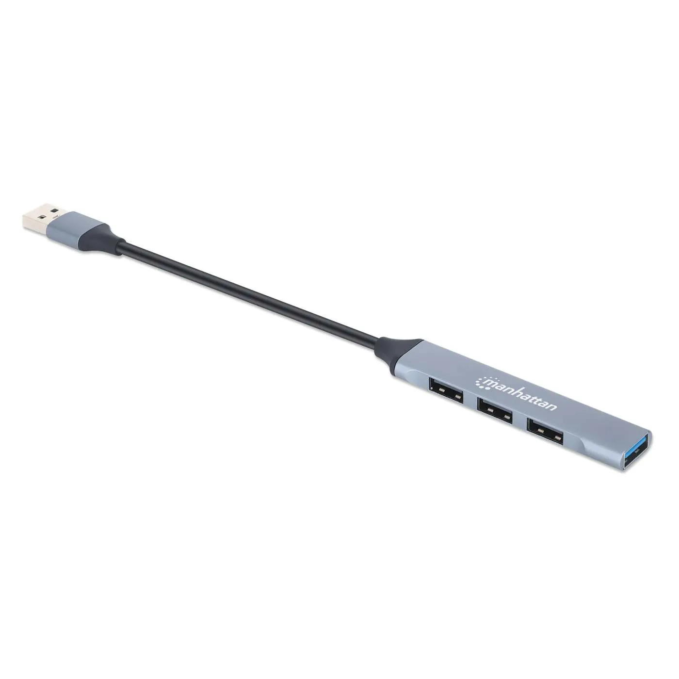 Manhattan hub USB 4 porte combo 3.0/2.0 5 Gbps alluminio