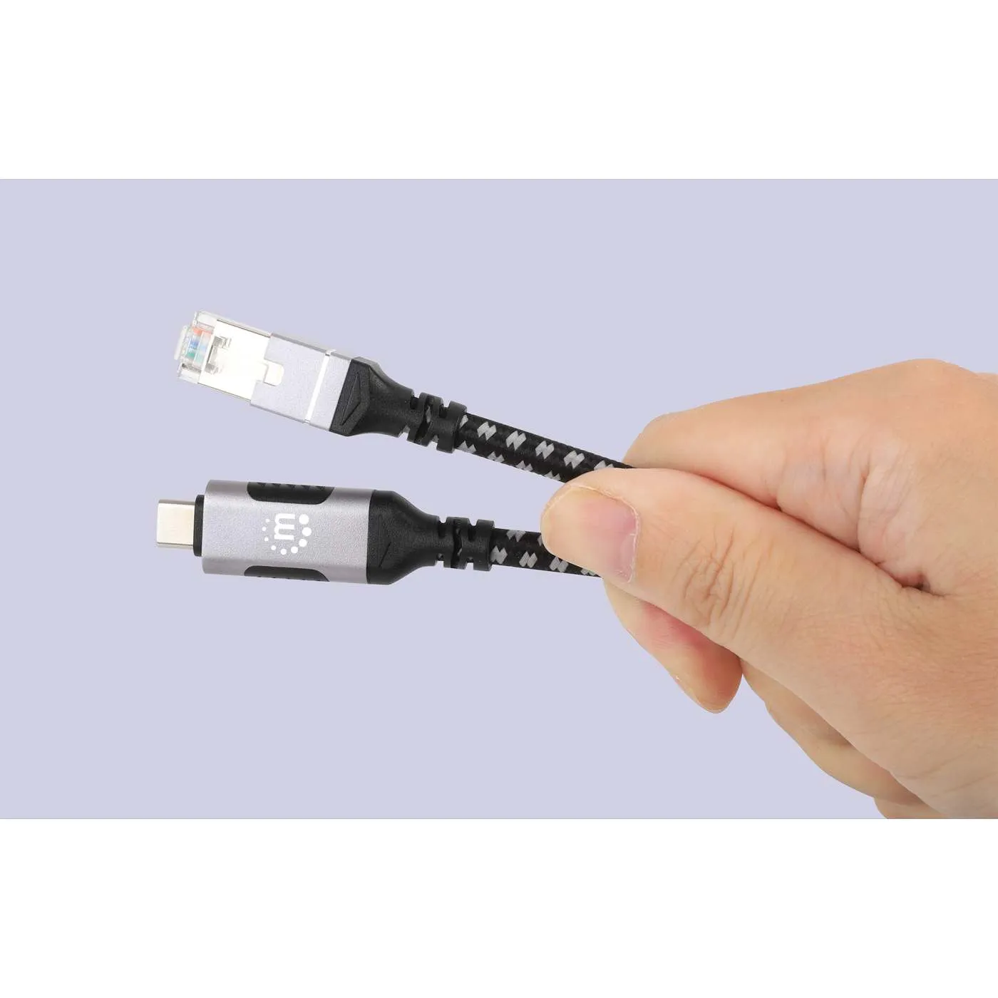 Manhattan Cavo USB-C Ethernet Gigabit 2 m