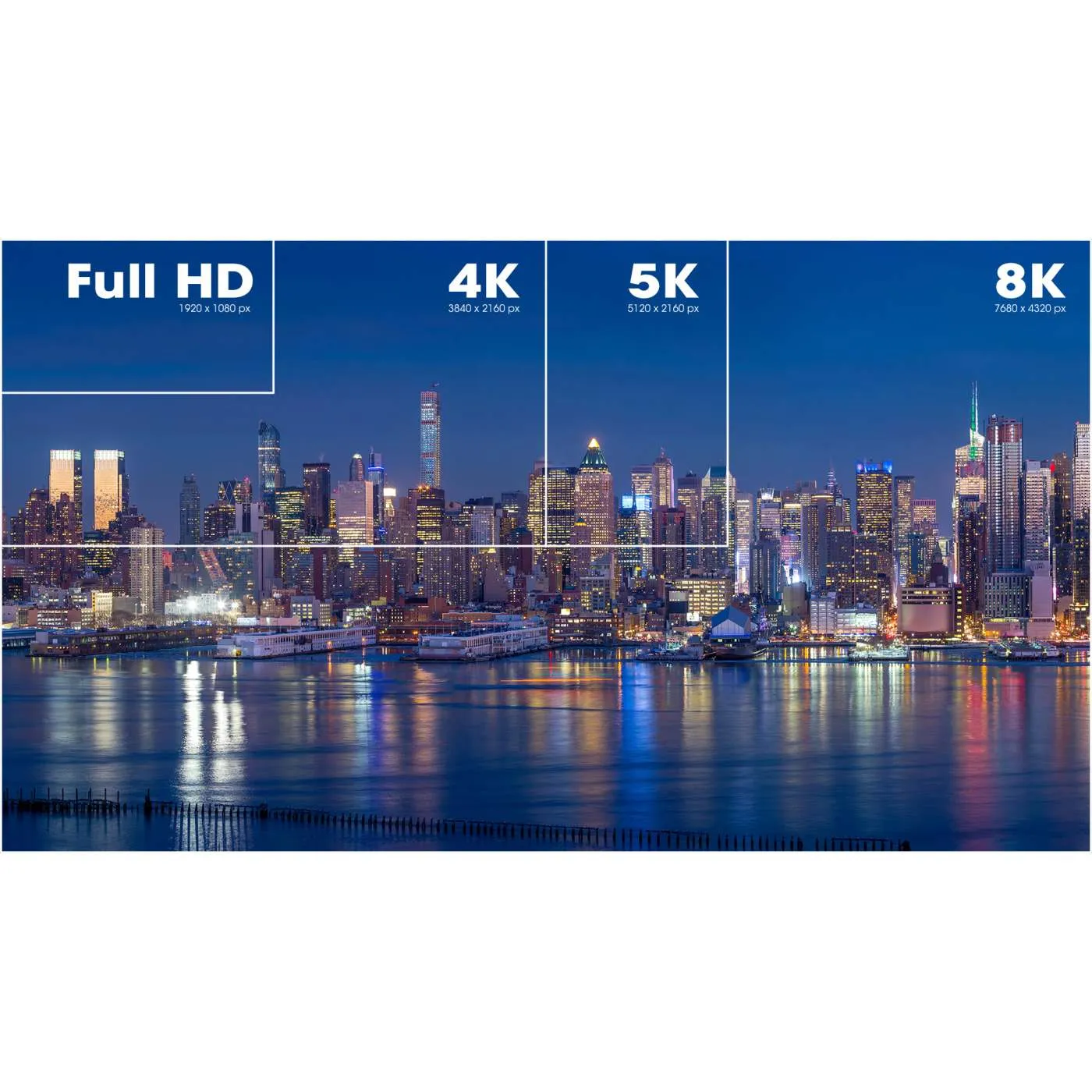 Manhattan 8K@60Hz cavo HDMI 1 m nero 48 Gbps