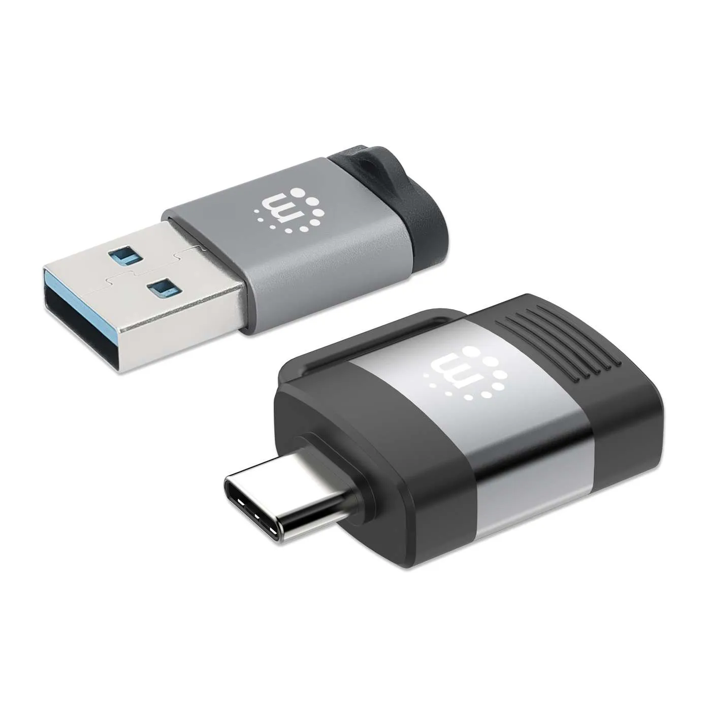 Manhattan set 2 adattatori USB-C USB-A 5Gbps 3A