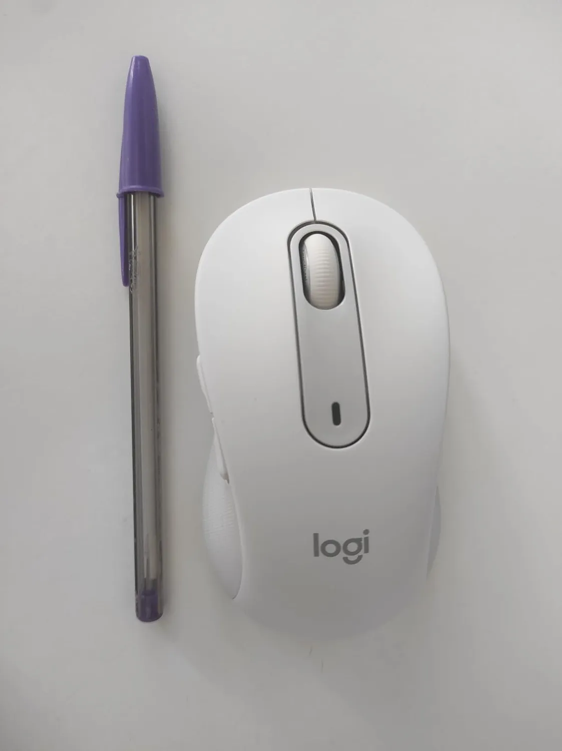 Logitech Signature M650 L Mouse Wireless Bianco Mani Grandi
