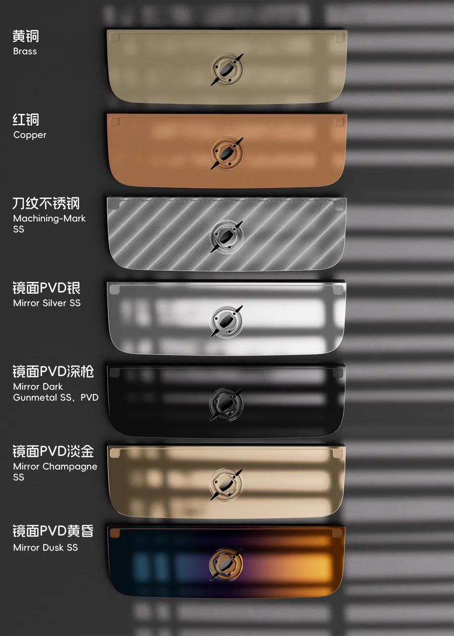 CoffeeKeys Neo80 CU Weight Peso Tastiera Rame Finitura