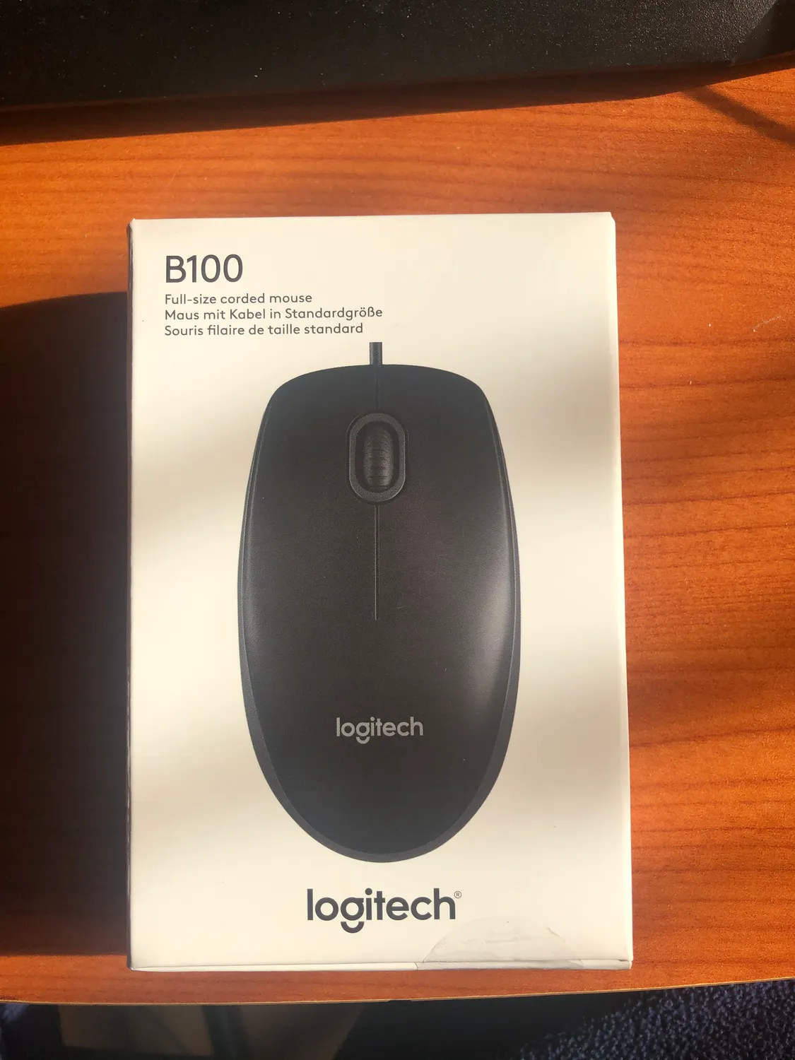 Logitech B100 mouse cablato USB 800 DPI nero
