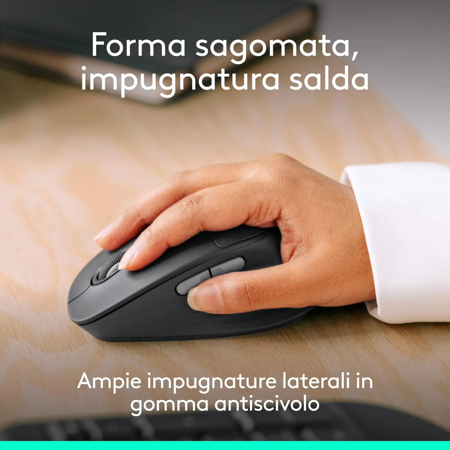 Logitech Comfort MK880 kit tastiera mouse wireless ITA grafite