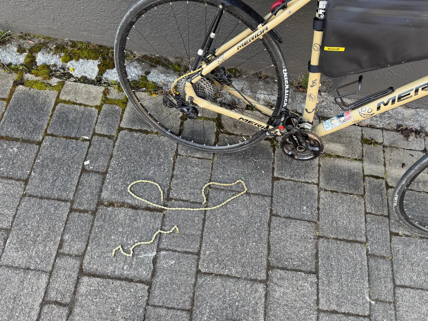 Zunate Catena Bici 10 Velocità Oro 116 Maglie 147 cm
