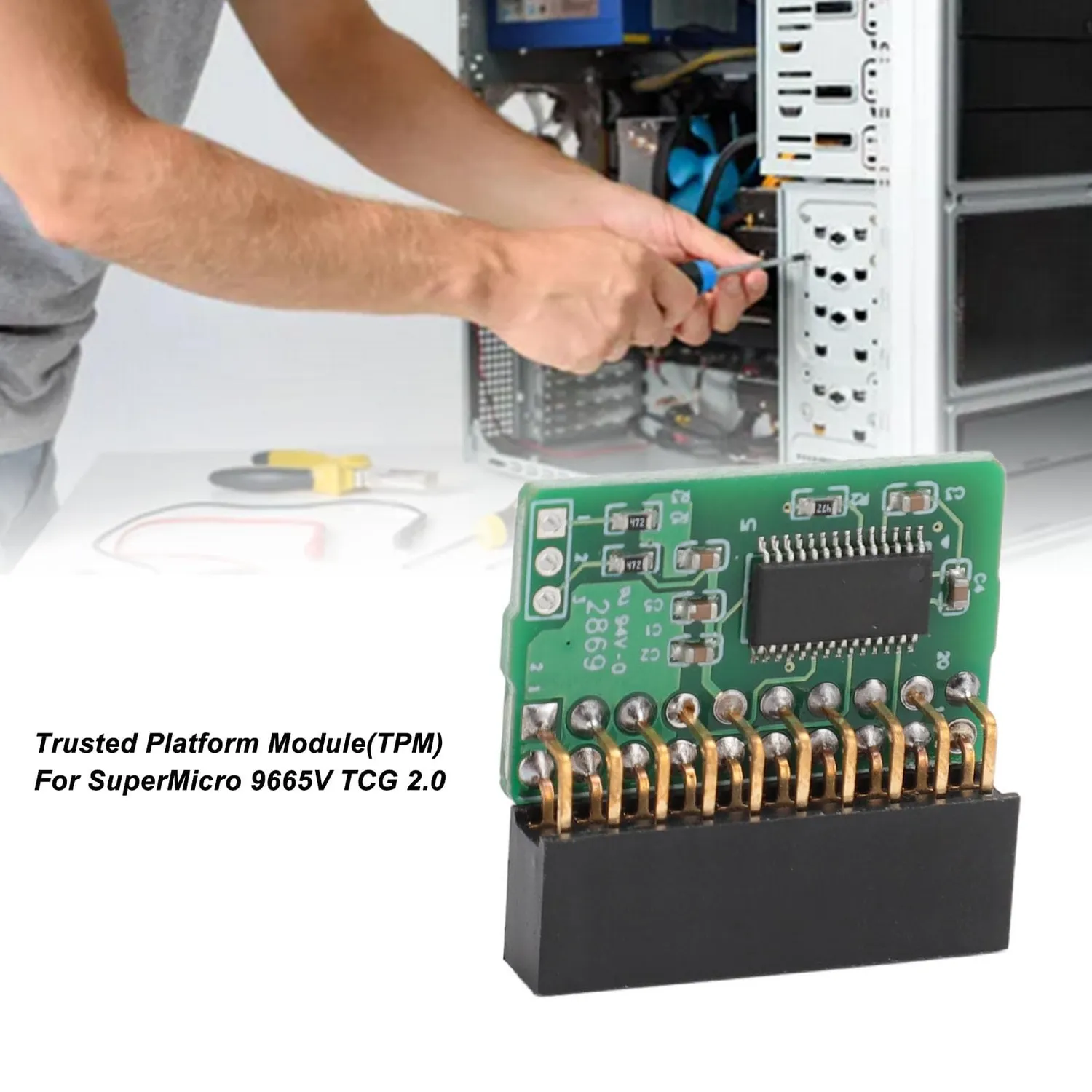 Zunate modulo TPM 2.0 20 pin verticale SuperMicro